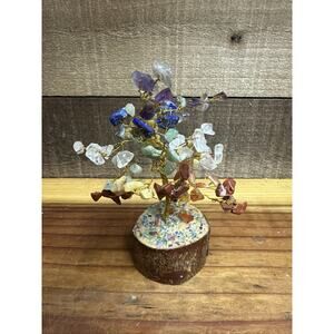 Chakra Meditation Reiki Gemstone Tree 6”